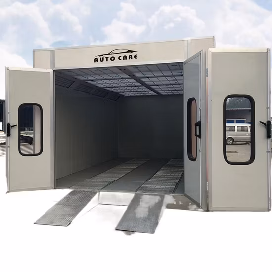 Cabina di verniciatura a cortina d'acqua elettrostatica Sistema di cabine di verniciatura a spruzzo con camera di asciugatura per verniciatura di cerchioni di automobili AC