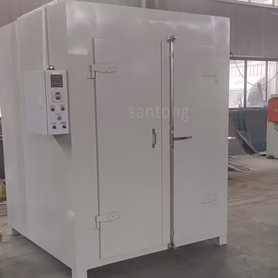 Sistema di asciugatura per verniciatura a polvere con riscaldamento elettrico